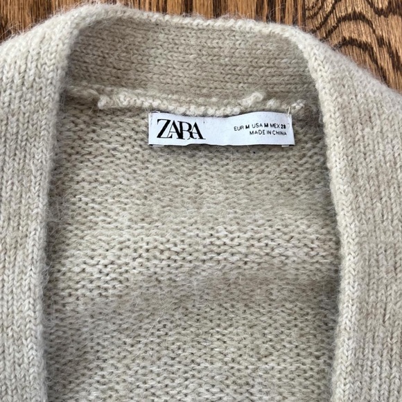 ZARA Crystal Bow Cardigan and Crop Tank Top | Size M - Picture 6 of 6